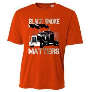 Trucker Tractor Trailer 18 Wheeler Design Gift Cooling Performance Crew T-Shirt