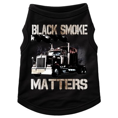 Trucker Tractor Trailer 18 Wheeler Design Gift Doggie Tank
