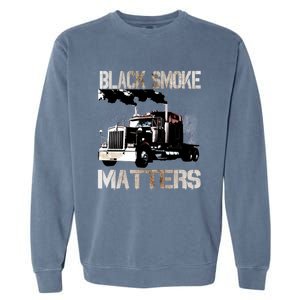 Trucker Tractor Trailer 18 Wheeler Design Gift Garment-Dyed Sweatshirt