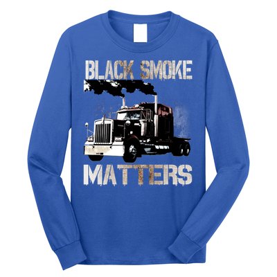 Trucker Tractor Trailer 18 Wheeler Design Gift Long Sleeve Shirt