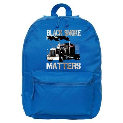 Trucker Tractor Trailer 18 Wheeler Design Gift 16 in Basic Backpack