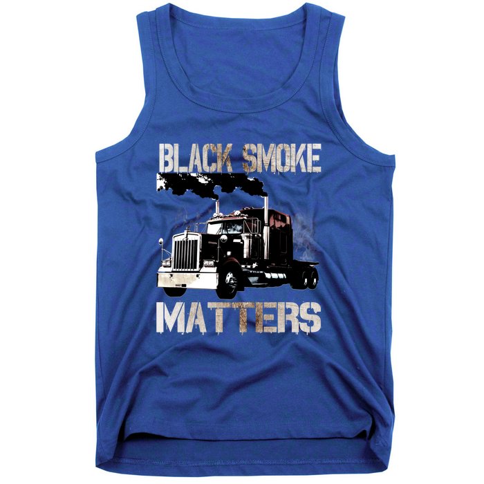 Trucker Tractor Trailer 18 Wheeler Design Gift Tank Top