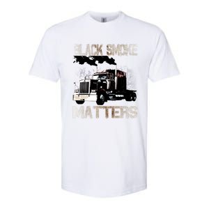 Trucker Tractor Trailer 18 Wheeler Design Gift Softstyle CVC T-Shirt