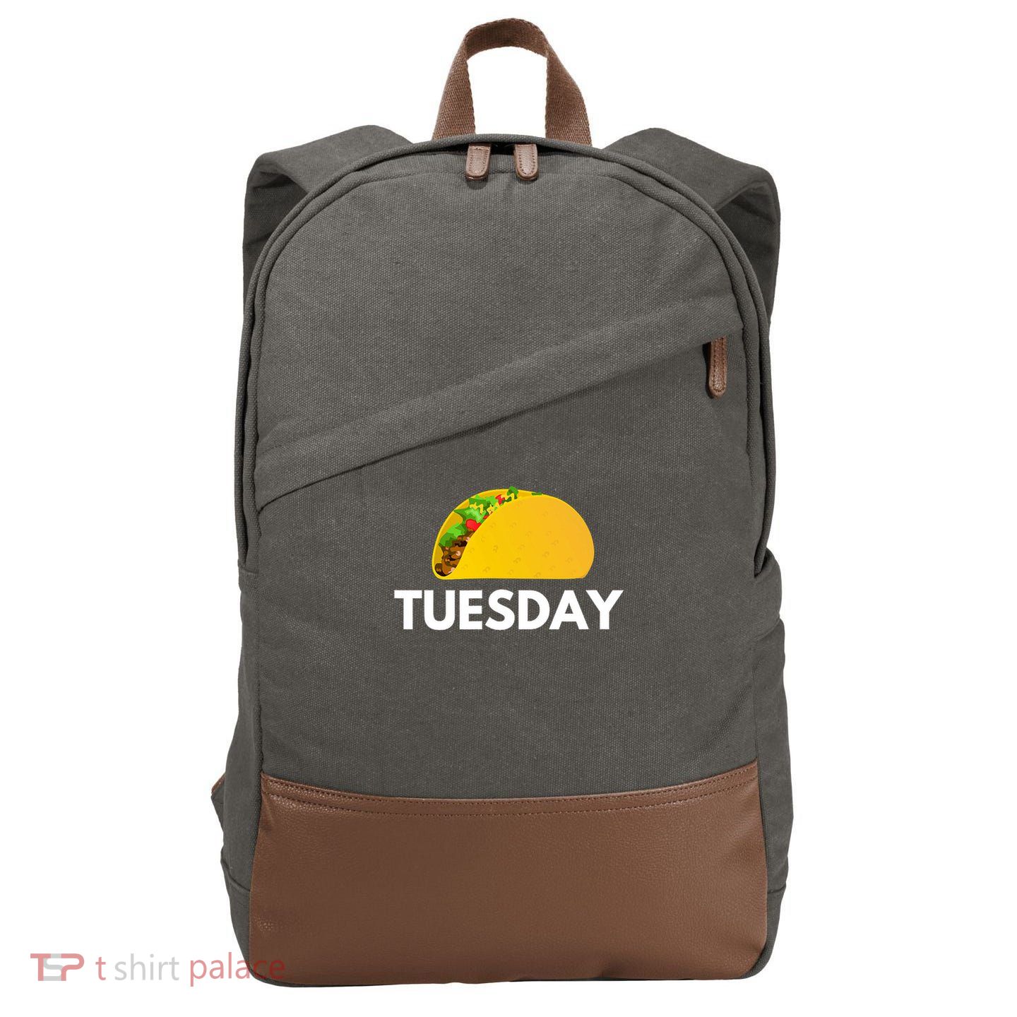 Taco Tuesday Cotton Canvas Backpack