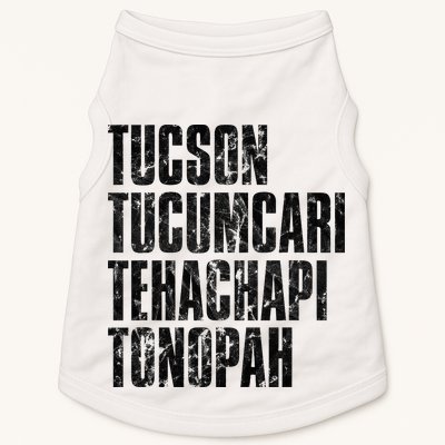 Tucson Tucumcari Tehachapi Tonapah Tourist Doggie Tank