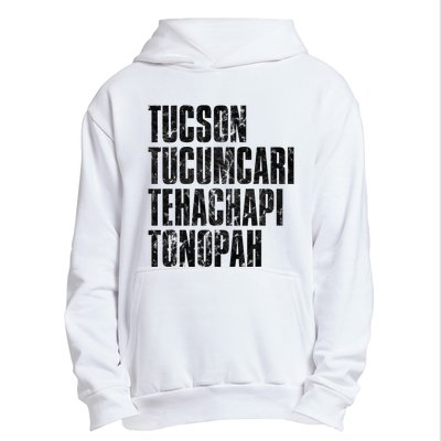 Tucson Tucumcari Tehachapi Tonapah Tourist Urban Pullover Hoodie