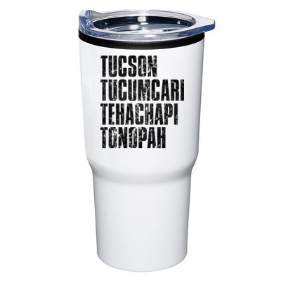 Tucson Tucumcari Tehachapi Tonapah Tourist Tumbler