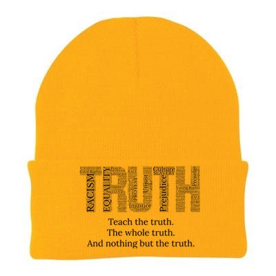 Teach The Truth The Whole Truth And Nothing But The Truth Cool Gift Knit Cap Winter Beanie