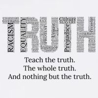 Teach The Truth The Whole Truth And Nothing But The Truth Cool Gift Garment-Dyed Sweatshirt