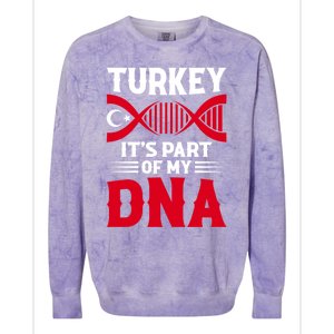 TüRkiye Turkey Turkiye Turkish Flag Funny Gift Colorblast Crewneck Sweatshirt