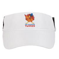 The Talkative Turkey Funny Thanksgiving Adult Drive Performance Visor