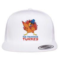 The Talkative Turkey Funny Thanksgiving Flatbill Hat