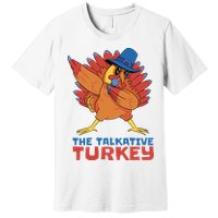The Talkative Turkey Funny Thanksgiving Premium T-Shirt