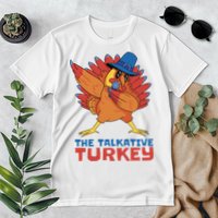 The Talkative Turkey Funny Thanksgiving Premium T-Shirt