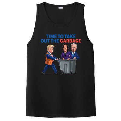 Time To Take Out The Garbage Funny Garbage For Trump 2024 PosiCharge Competitor Tank