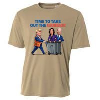 Time To Take Out The Garbage Funny Garbage For Trump 2024 Cooling Performance Crew T-Shirt