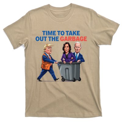 Time To Take Out The Garbage Funny Garbage For Trump 2024 T-Shirt