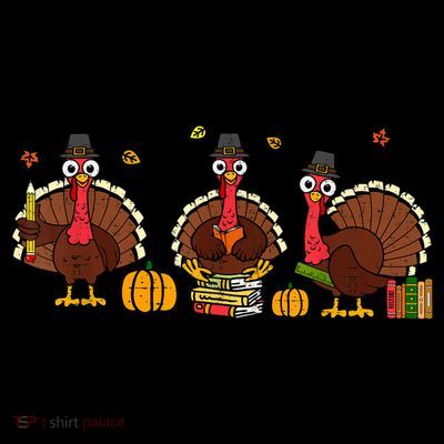 Thankful Teacher Turkey Thanksgiving Shirts T-Shirt