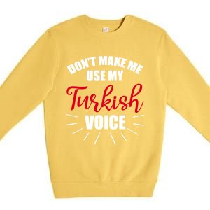 TüRkiye Turkey Turkiye Turkish Flag Gift Premium Crewneck Sweatshirt