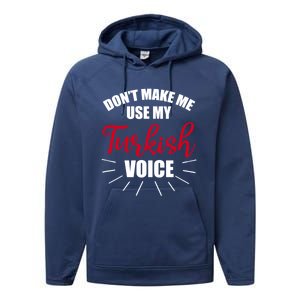 TüRkiye Turkey Turkiye Turkish Flag Gift Performance Fleece Hoodie