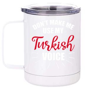 TüRkiye Turkey Turkiye Turkish Flag Gift 12 oz Stainless Steel Tumbler Cup