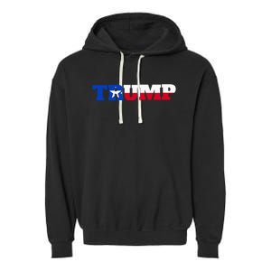 Texas Trump Texans For Trump Garment-Dyed Fleece Hoodie