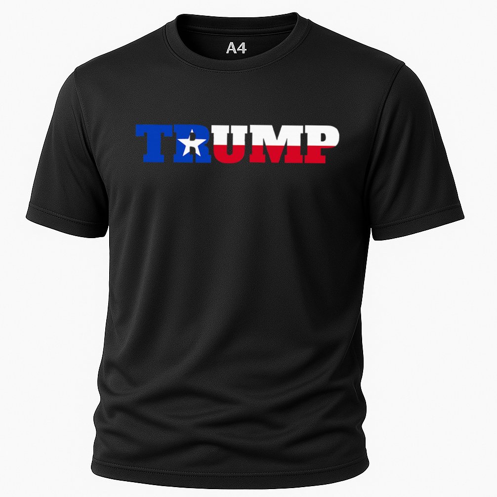 Texas Trump Texans For Trump Cooling Performance Crew T-Shirt