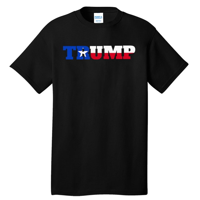 Texas Trump Texans For Trump Tall T-Shirt