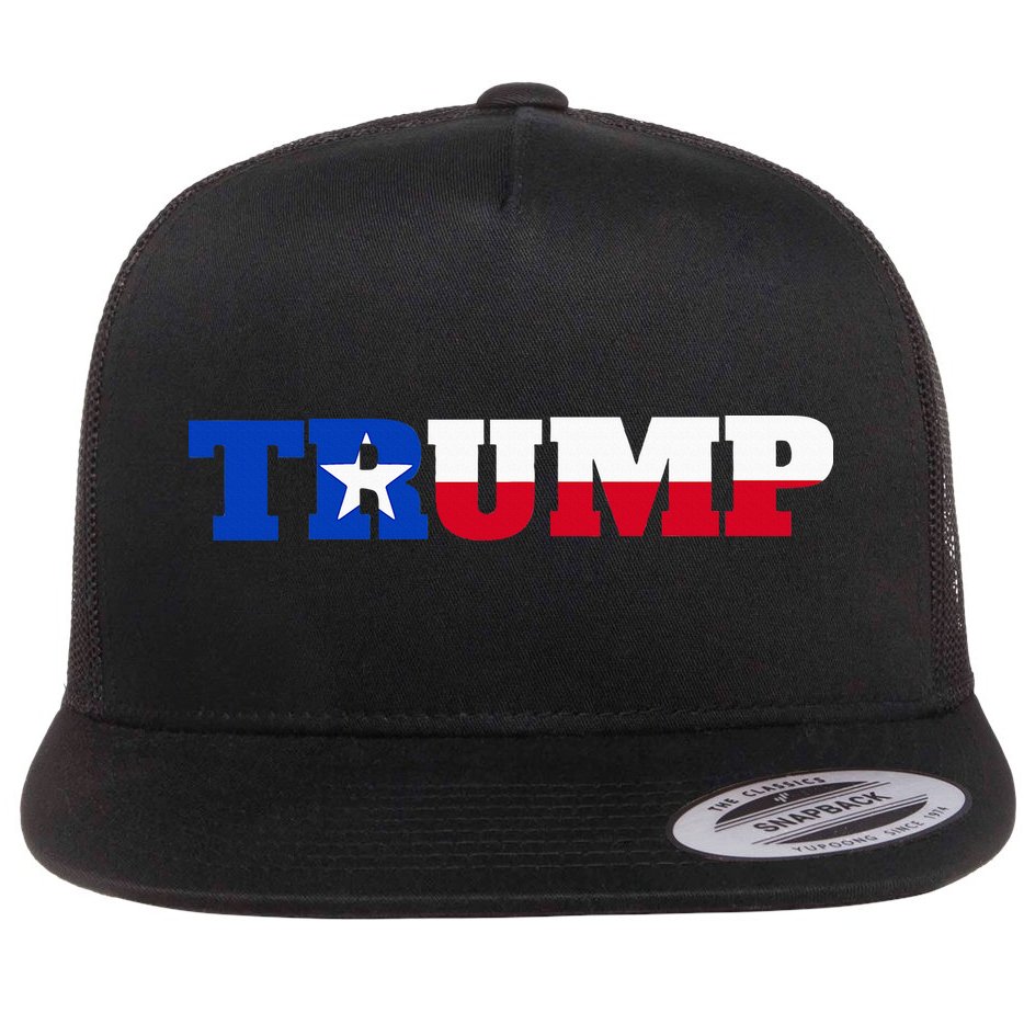 Texas Trump Texans For Trump Flat Bill Trucker Hat