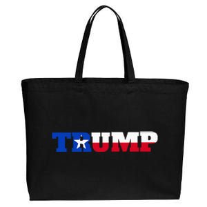 Texas Trump Texans For Trump Cotton Canvas Jumbo Tote