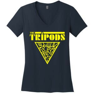 The Tripods Women's V-Neck T-Shirt