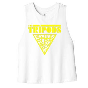 The Tripods Women's Racerback Cropped Tank