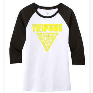 The Tripods Women's Tri-Blend 3/4-Sleeve Raglan Shirt