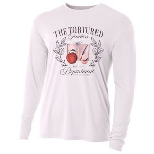 The Tortured Teachers Department Funny Cooling Performance Long Sleeve Crew