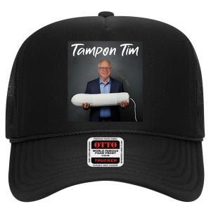 Top Tampon Tim High Crown Mesh Back Trucker Hat