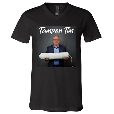 Top Tampon Tim V-Neck T-Shirt