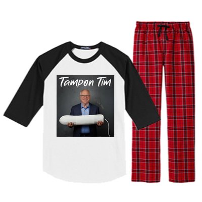 Top Tampon Tim Raglan Sleeve Pajama Set