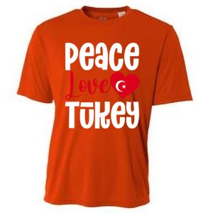 TüRkiye Turkey Turkiye Turkish Flag Meaningful Gift Cooling Performance Crew T-Shirt