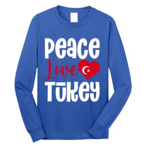 TüRkiye Turkey Turkiye Turkish Flag Meaningful Gift Long Sleeve Shirt