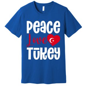 TüRkiye Turkey Turkiye Turkish Flag Meaningful Gift Premium T-Shirt