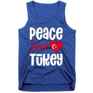 TüRkiye Turkey Turkiye Turkish Flag Meaningful Gift Tank Top