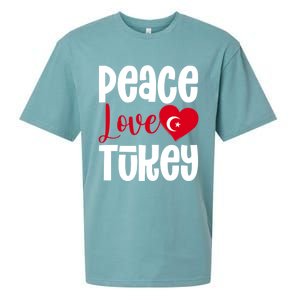 TüRkiye Turkey Turkiye Turkish Flag Meaningful Gift Sueded Cloud Jersey T-Shirt