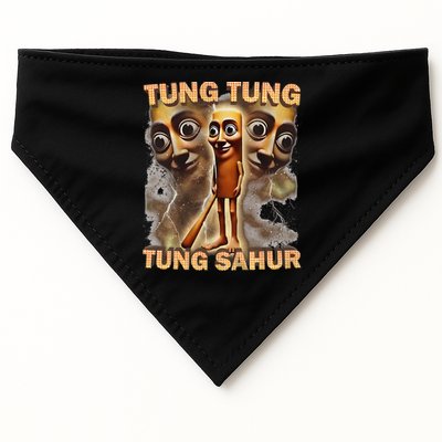Tung Tung Tung Sahur Funny Meme Brainrot Humor Gen Z USA-Made Doggie Bandana