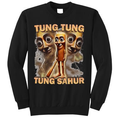 Tung Tung Tung Sahur Funny Meme Brainrot Humor Gen Z Sweatshirt