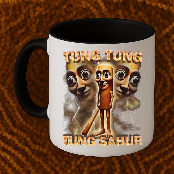 Tung Tung Tung Sahur Funny Meme Brainrot Humor Gen Z Mug