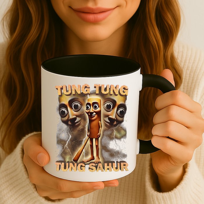 Tung Tung Tung Sahur Funny Meme Brainrot Humor Gen Z Mug