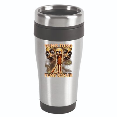 Tung Tung Tung Sahur Funny Meme Brainrot Humor Gen Z 16oz Travel Tumbler