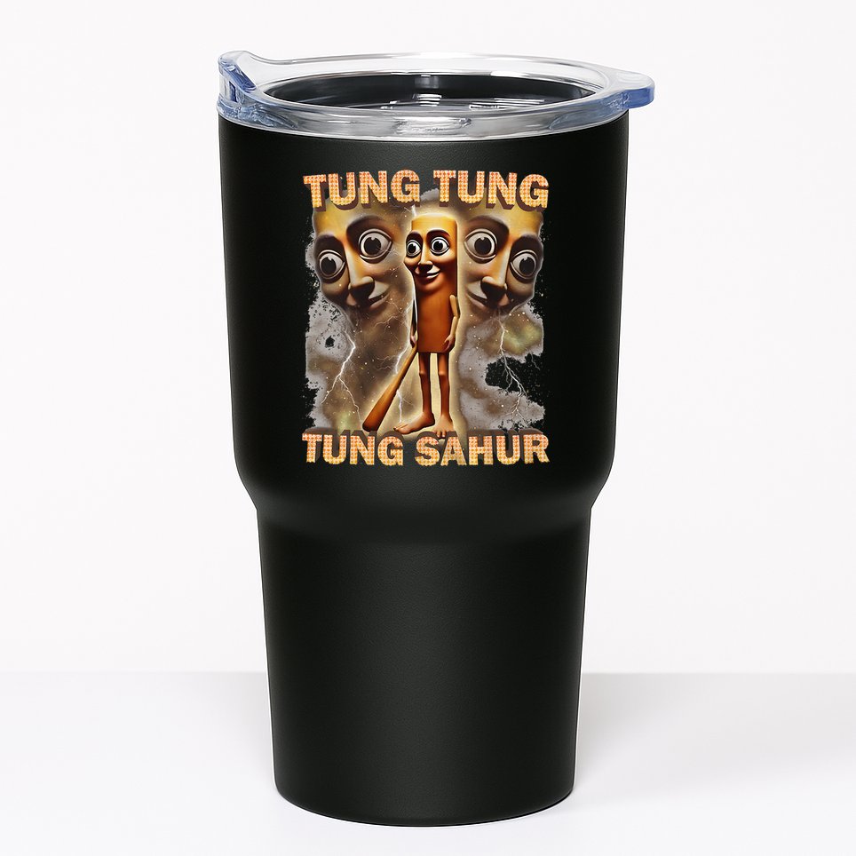 Tung Tung Tung Sahur Funny Meme Brainrot Humor Gen Z Tumbler