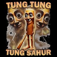 Tung Tung Tung Sahur Funny Meme Brainrot Humor Gen Z Tall Sweatshirt