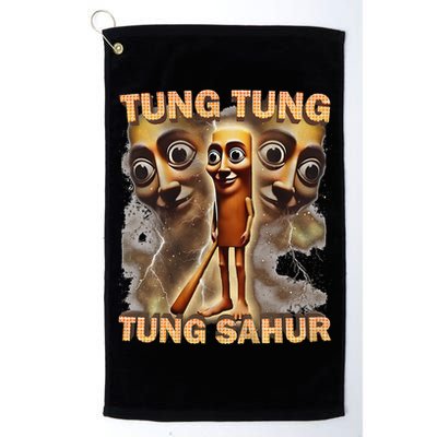 Tung Tung Tung Sahur Funny Meme Brainrot Humor Gen Z Golf Towel